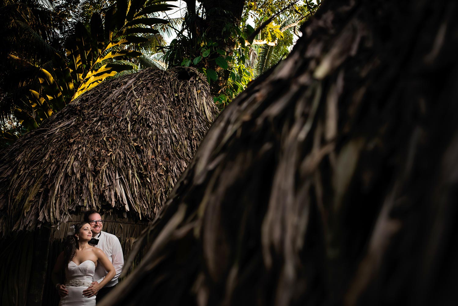 Caves Branch Belize wedding, garden wedding